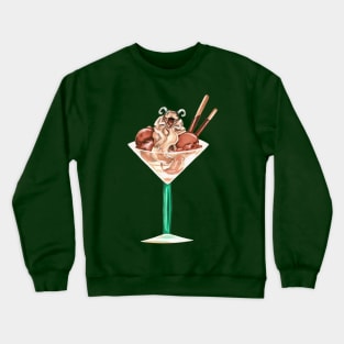 Dessert with a Bite - Snake Cocktail Crewneck Sweatshirt